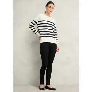 Hobbs Amoura Striped Cotton Jumper